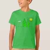 Lucky Green Cactus Doodle Funky Sweatshirt (Voorkant)