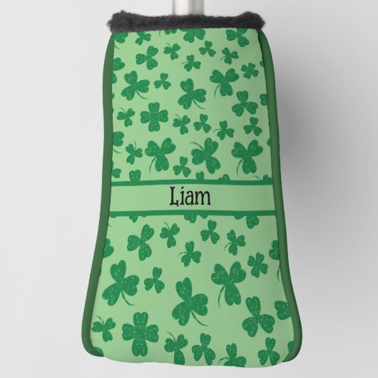 Lucky Green Clover Putter Golf Head Hoesje Golfheadcover (Draai 90)