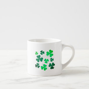 Lucky Green Clover Shamrock Ierland Espresso Kop