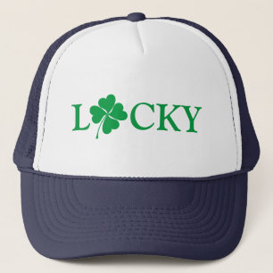 Lucky Green Clover shamrock St. Patrick's Day Trucker Pet