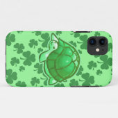 Lucky Green Clover Turtles Case-Mate iPhone Case (Achterkant (horizontaal))