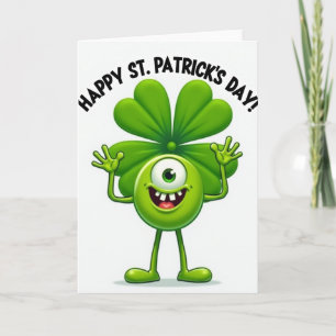 Lucky Green Day Happy Kaart