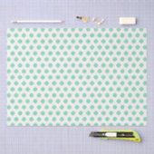 Lucky Green en White Clover Shamrock Tissuepapier (Craft)
