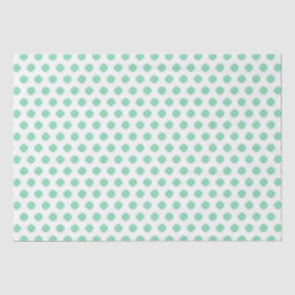 Lucky Green en White Clover Shamrock Tissuepapier