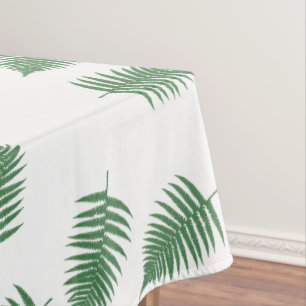 Lucky Green Fern Pattern Tafelkleed