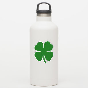 Lucky Green Four Leaf Clover St Patrick's Irish Sticker