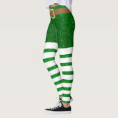 Lucky Green Glitter Leprechaun St. Patrick's Day Leggings (Links)