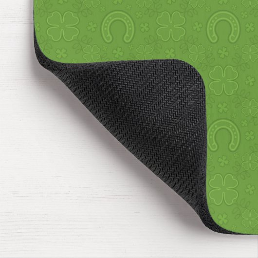 Lucky Green Icons Pattern Muismat (Hoek)