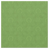 Lucky Green Icons Pattern Stof (Close Up)