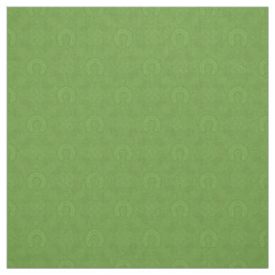 Lucky Green Icons Pattern Stof