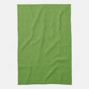 Lucky Green Icons Pattern Theedoek