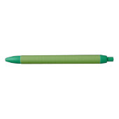 Lucky Green Icons Pattern Zwarte Inkt Pen (Voorkant)