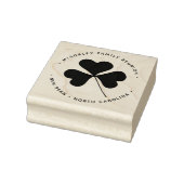 Lucky Green Ierse Shamrock Bloemenklaver Rubberstempel (Stempel)