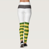 Lucky Green Leprechaun Sokken St. Patrick's Day Leggings (Achterkant)