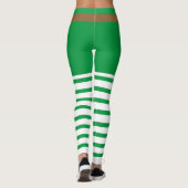 Lucky Green Leprechaun Sokken St. Patrick's Day Leggings (Achterkant)