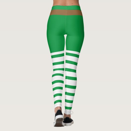 Lucky Green Leprechaun Sokken St. Patrick's Day Leggings (Achterkant)