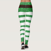 Lucky Green Leprechaun St. Patrick's Day Leggings (Achterkant)