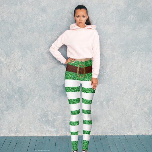 Lucky Green Leprechaun St. Patrick's Day Leggings
