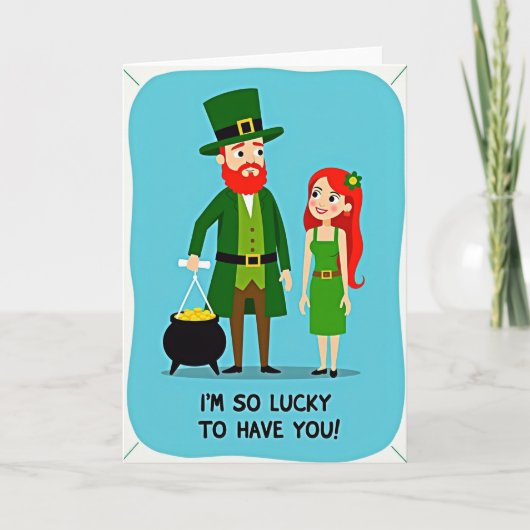Lucky Green Patroonkaart Kaart (Voorkant)