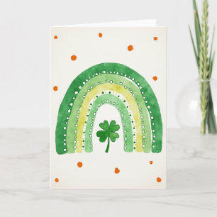 Lucky Green Rainbow Kunstkaart Kaart