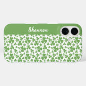Lucky Green Shamrock Case-Mate iPhone Case (Achterkant (horizontaal))