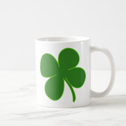 Lucky Green Shamrock Koffiemok (Rechts)