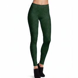 Lucky Green Shamrock Pattern St. Patrick's Day Leggings