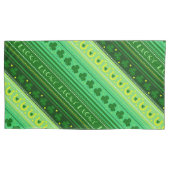 Lucky Green Shamrock | St. Patricks Day Irish Kussensloop (Voorkant)