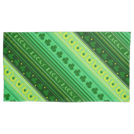 Lucky Green Shamrock | St. Patricks Day Irish Kussensloop