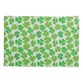 Lucky green Shamrock St Patrick's Day Kussensloop (Achterkant)