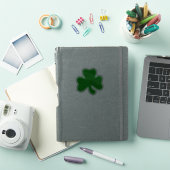 Lucky Green Shamrock Sticker (iPad Cover)