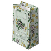 Lucky Green St Patrick's Day Suikerschedels Klein Cadeauzakje (Voorkant Gekanteld)