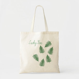 Lucky Green Varen Pattern Canvas tas