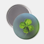 Lucky Green Vierbladige Klaver Magneet (Voorkant / Achterkant)