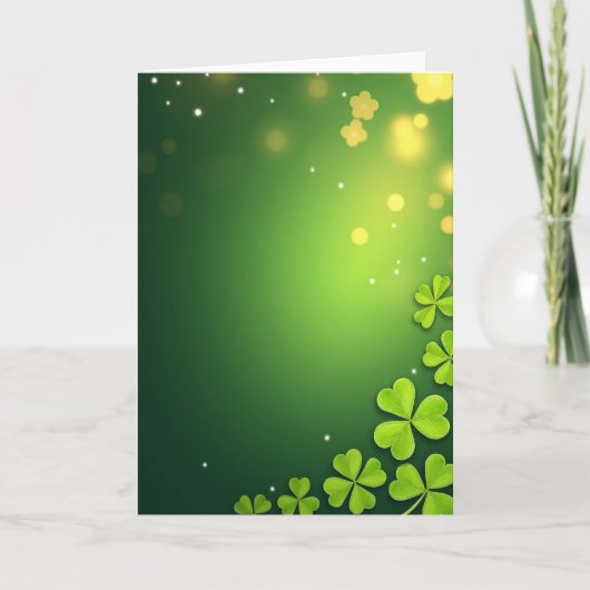 Lucky Greens Spring Time Card Kaart (Voorkant)