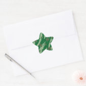 Lucky groene shamrock patroon ster stickers (Envelop)