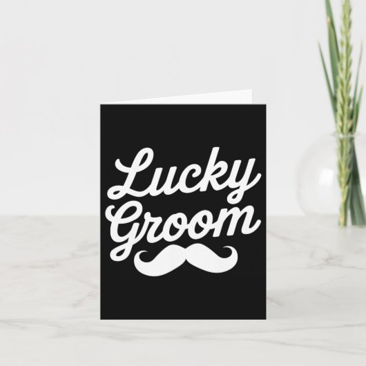 Lucky Groom St. Patrick's Day voor echtpaar Kaart (Voorkant)