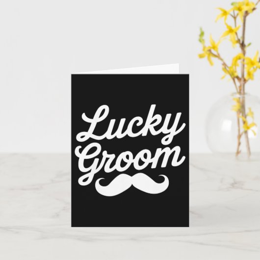 Lucky Groom St. Patrick's Day voor echtpaar Kaart (Gele Bloem)