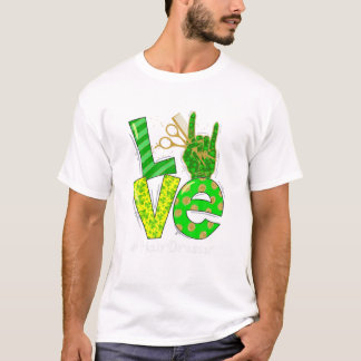Lucky Hair Dresser Shamrock T-shirt