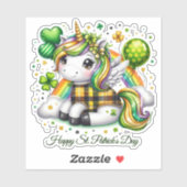 Lucky Happy St. Patrick’s Day Sticker (Vel)