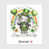 Lucky Happy St. Patrick’s Day Sticker (Vel)