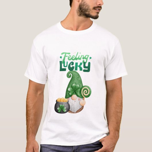 Lucky Happy St. Patrick's Day T-Shirt (Voorkant)