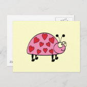 Lucky Heart Bug Tshirts en Gifts Briefkaart (Voorkant / Achterkant)