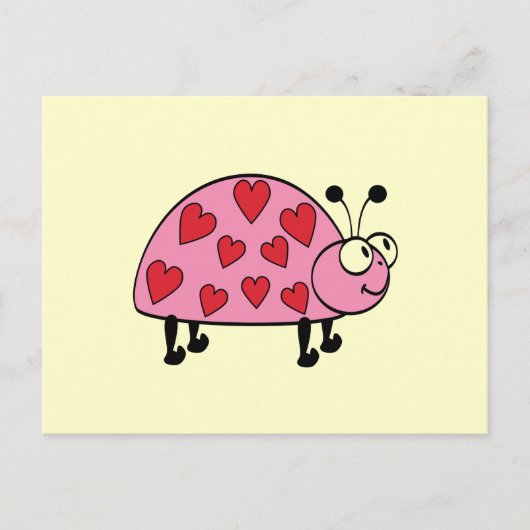 Lucky Heart Bug Tshirts en Gifts Briefkaart (Voorkant)