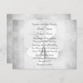 Lucky Heart Leaf Clover Ierse bruiloft uitnodiging (Voorkant / Achterkant)