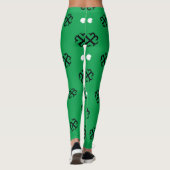 Lucky Hearts Shamrock Leggings (Achterkant)