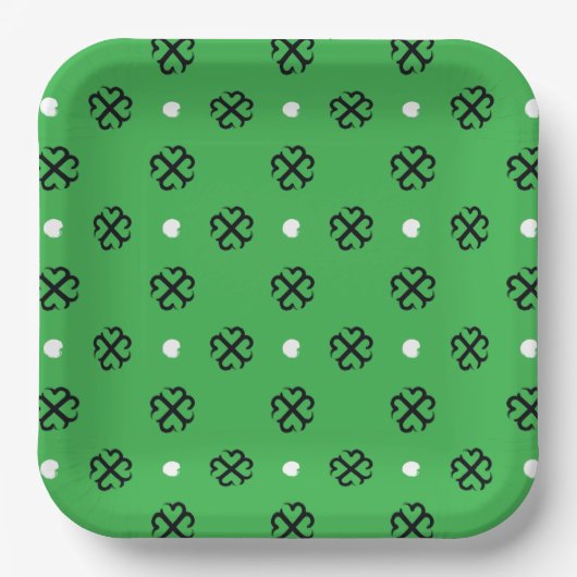 Lucky Hearts Shamrock Paper Bord (Voorkant)