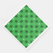 Lucky Hearts Shamrock Papier servet (Hoek)