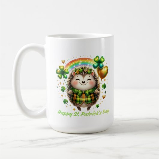 Lucky Hedgehog Rainbow Delight Koffiemok (Links)