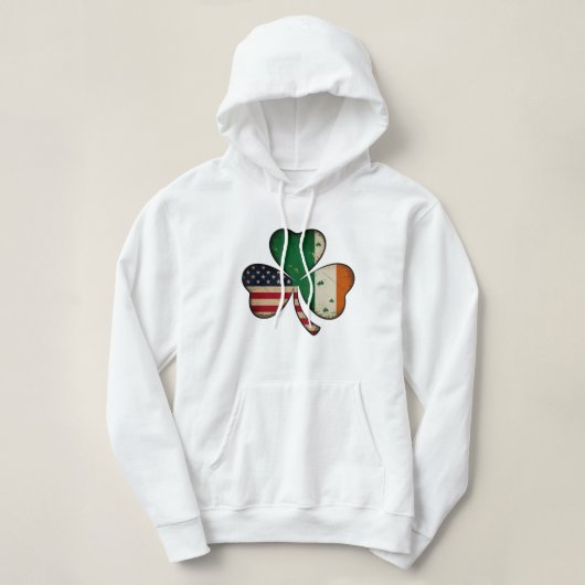 "Lucky Heritage" 🍀🇺🇸🇮🇪 Hoodie (Design voorkant)